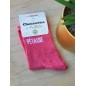 Chaussettes à paillettes "pétasse" roses