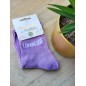 Chaussettes à paillettes "lumineuse" violettes