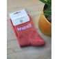 Chaussettes à paillettes "imparfaite" orange