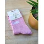 Chaussettes à paillettes "gamine" roses
