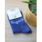 Chaussettes à paillettes "dinguerie" bleues