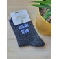 Chaussettes à paillettes "dream team" noires