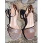 Escarpins femme Diana champagne pailletés