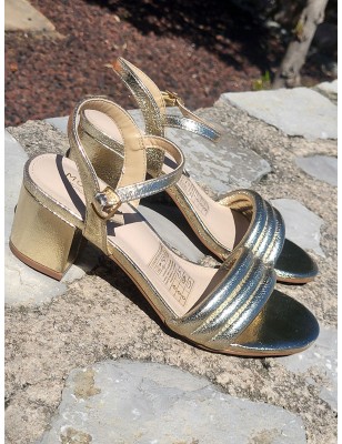 Escarpins femme Morgan Briano dorées