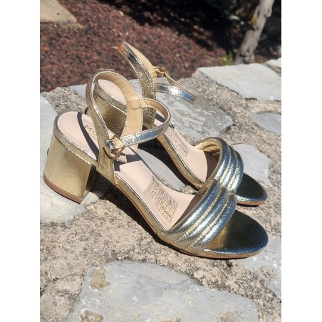 Escarpins femme Morgan Briano dorées