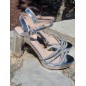 Escarpins femme strass Galina argentés