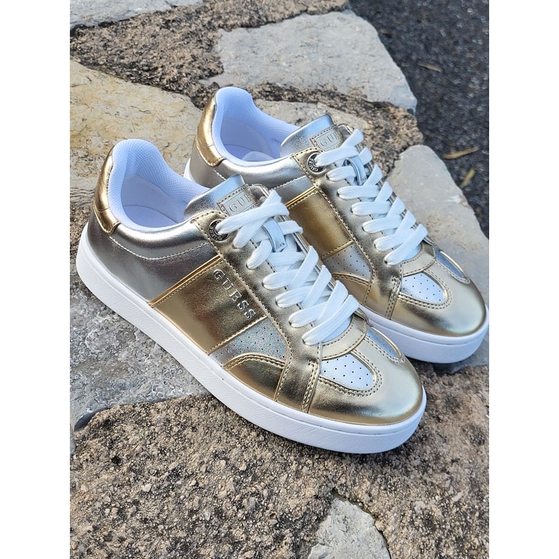 Baskets femme Guess Jrone dorées Baskets femme Guess Jrone dorées