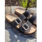 Mules femme Fanny noires