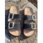Mules femme Fanny noires