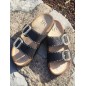 Mules femme Fanny noires