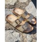 Mules femme Fanny dorées