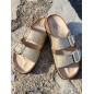 Mules femme Fanny dorées