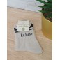 Chaussettes à paillettes "la hess" dorées