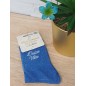 Chaussettes à paillettes "dolce vita" bleues