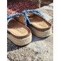 Mules compensées femme Tiffaine brut Mules compensées femme Tiffaine brut